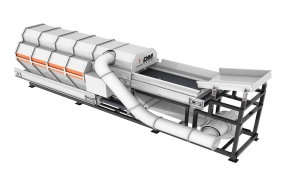 Frequency conversion negative pressure air separator