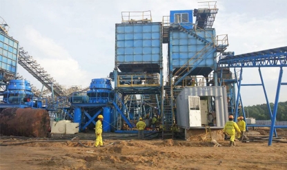 800 TPH Diabase Pebble Crushing Production Line Project