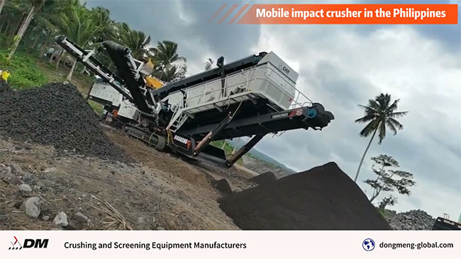 Mobile impact crusher in the Philippines
