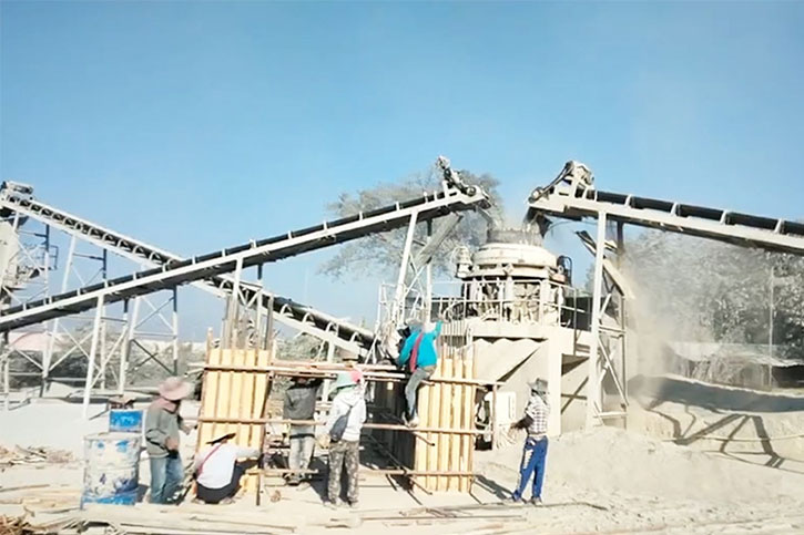 280 TPH Diabase Crushed Stone Production Line Project