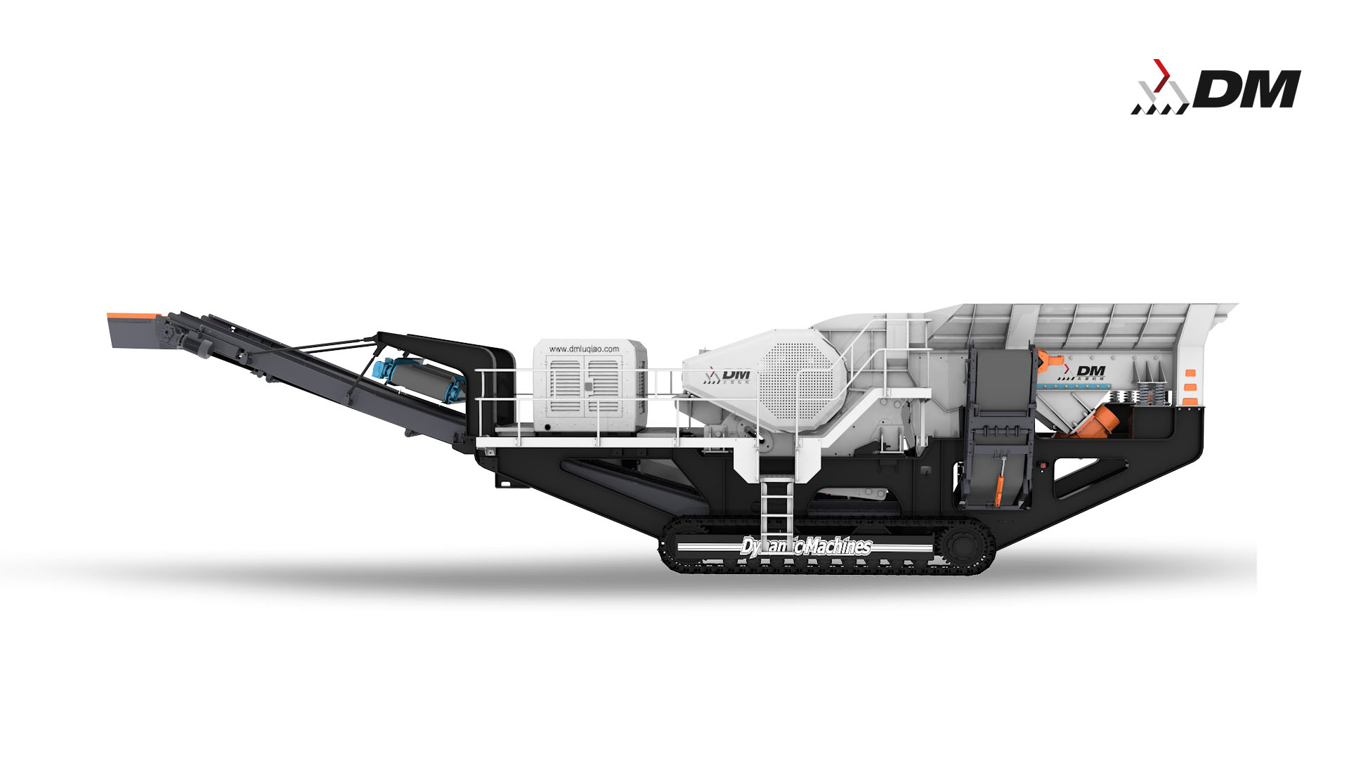Mobile jaw crusher animation video