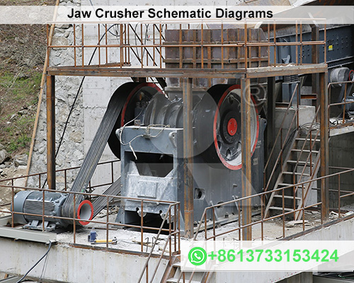 Jaw Crusher Schematic Diagrams