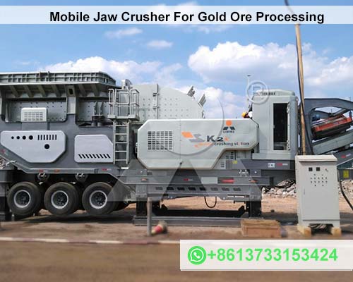 Mobile Jaw Crusher For Gold Ore Processing