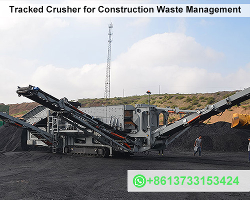 Tracked Mobile Crushing Plant for Construction Waste Management