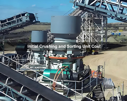 Initial Crushing and Sorting Unit Cost